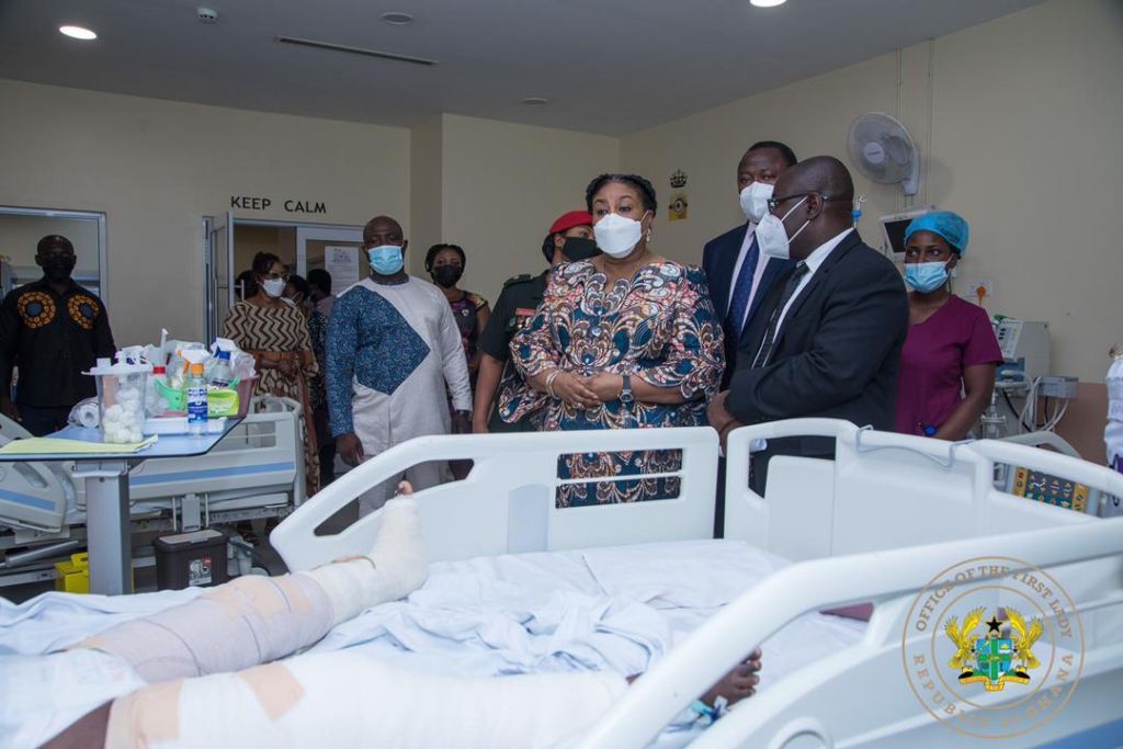 First Lady commissions waiting lounge at Korle-Bu Teaching Hospital