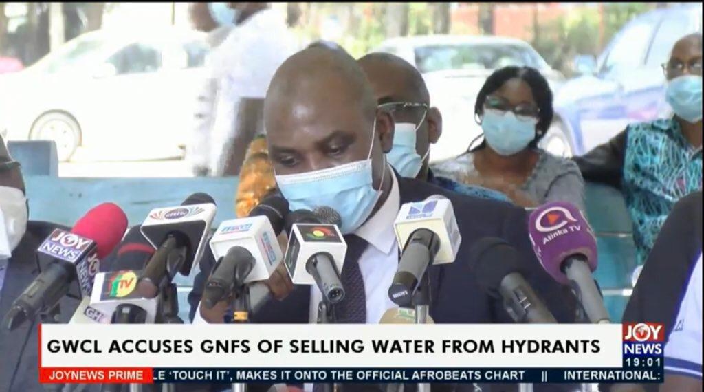 Ghana Water Company accuses Fire Service of illegally selling water