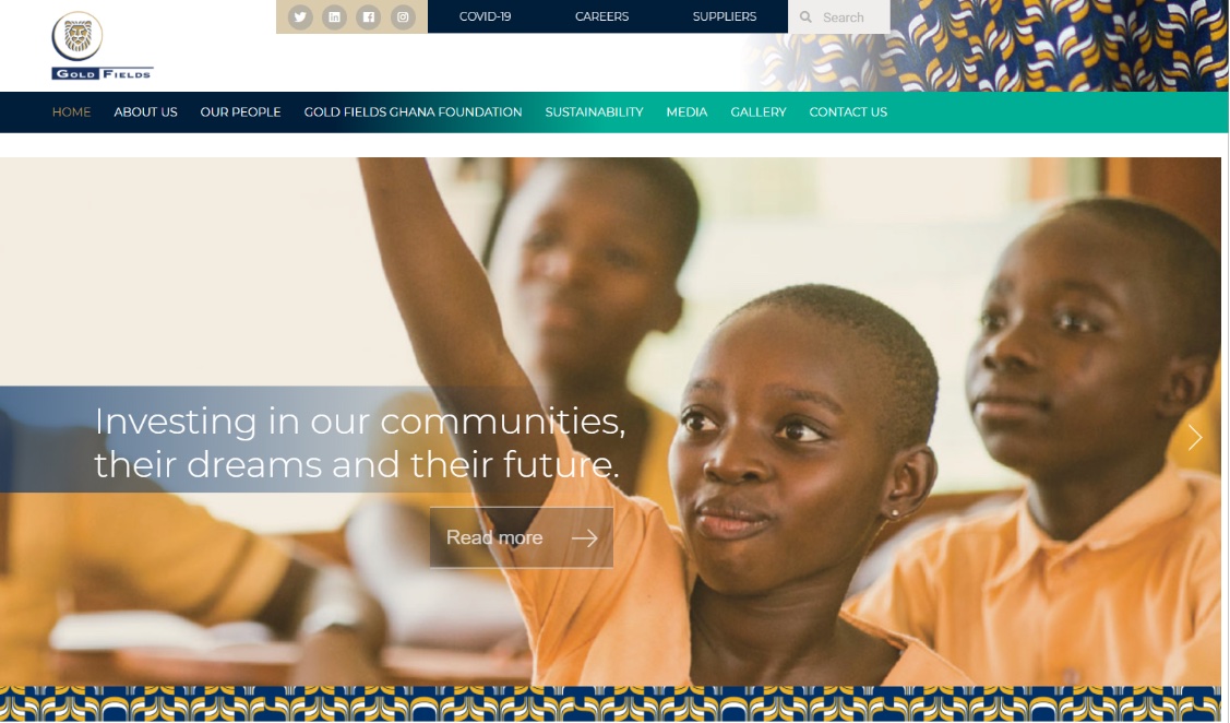 Gold Fields Ghana launches website