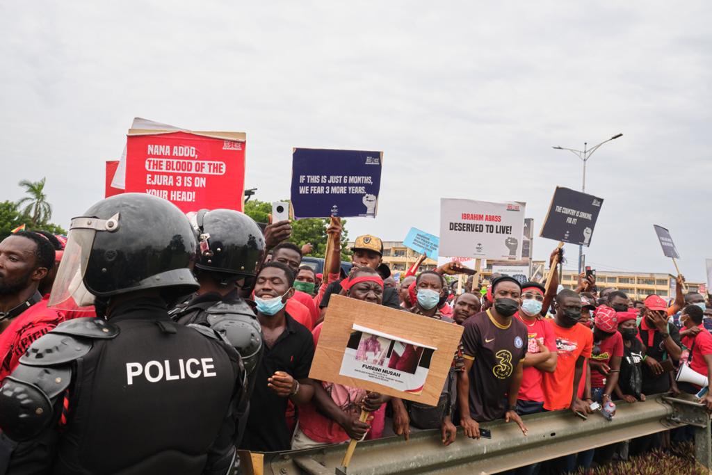 Photos: Onward marching NDC supporters walking for justice