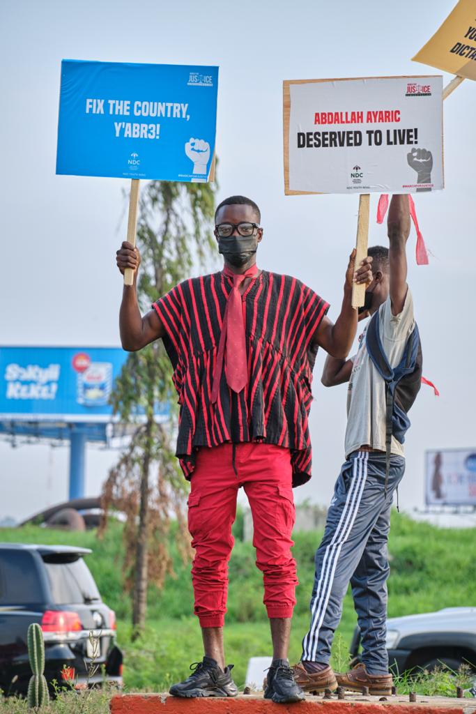 Photos: Onward marching NDC supporters walking for justice