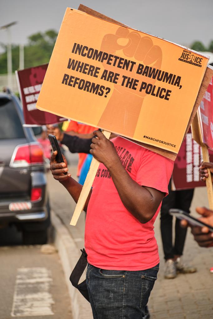 Photos: Onward marching NDC supporters walking for justice