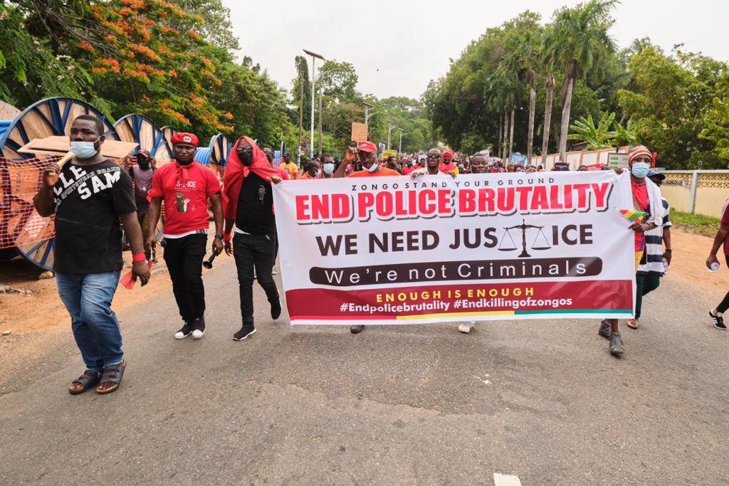 Photos: Onward marching NDC supporters walking for justice