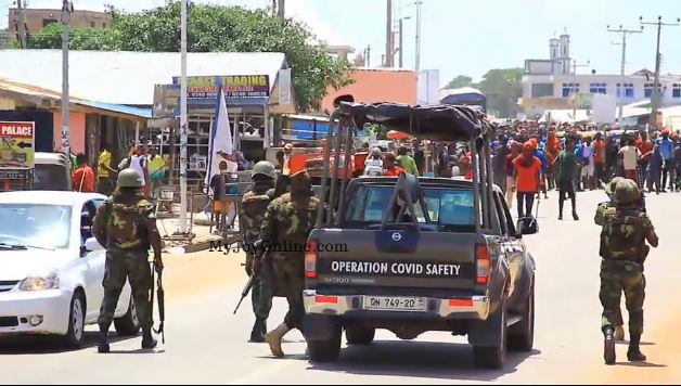 Military at Ejura 1