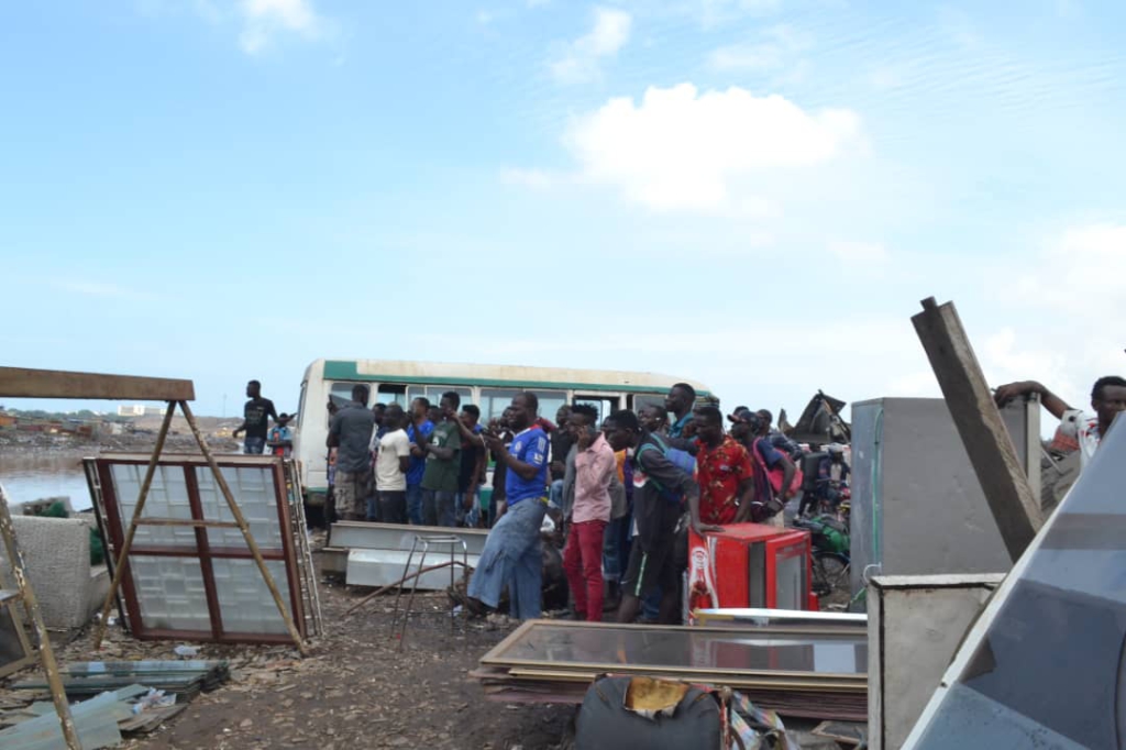 Photos: Agbogbloshie onion sellers relocated to Adjen Kotoku