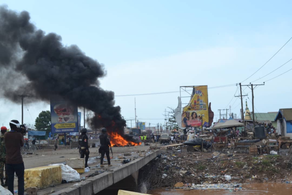 Photos: Agbogbloshie onion sellers relocated to Adjen Kotoku