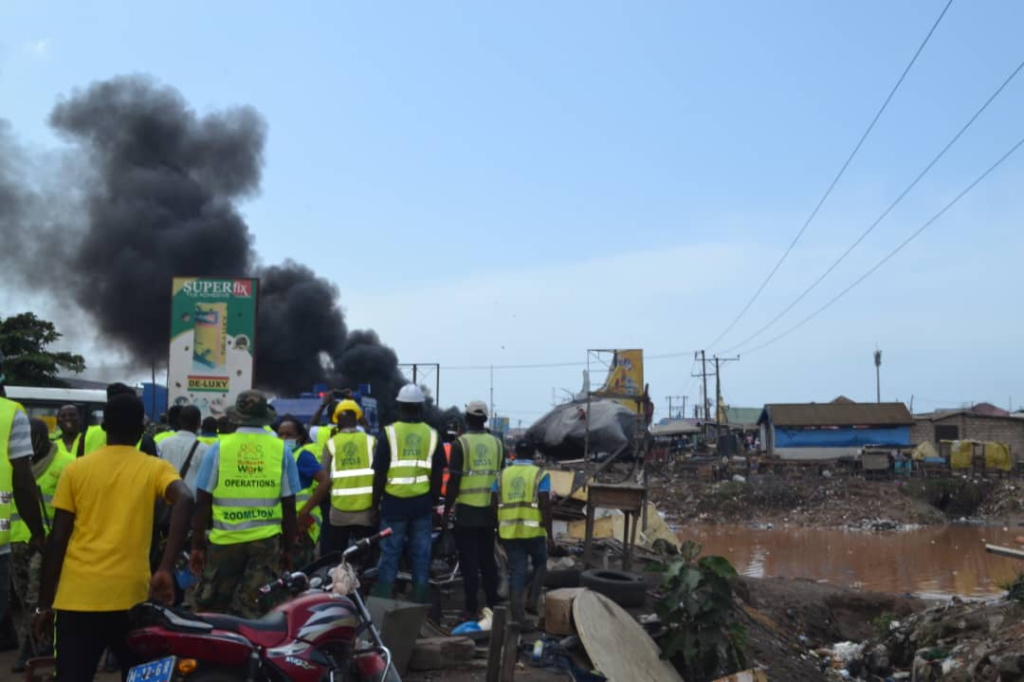 Photos: Agbogbloshie onion sellers relocated to Adjen Kotoku