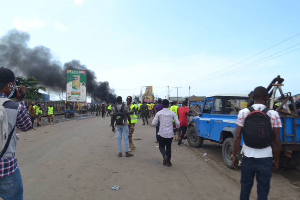 Photos: Agbogbloshie onion sellers relocated to Adjen Kotoku