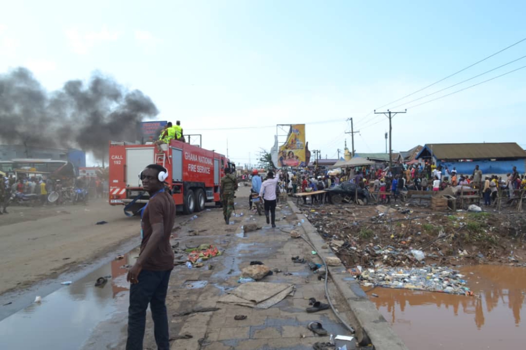 Photos: Agbogbloshie onion sellers relocated to Adjen Kotoku