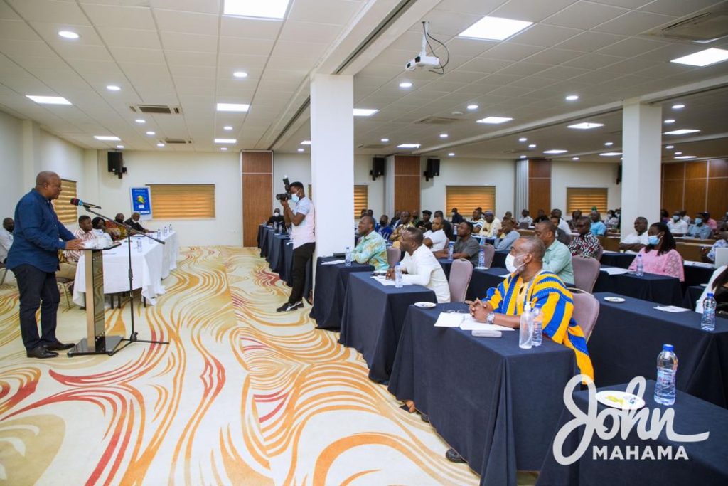 Mahama opens NDC communicators retreat in Ho Mahama opens NDC communicators retreat in Ho