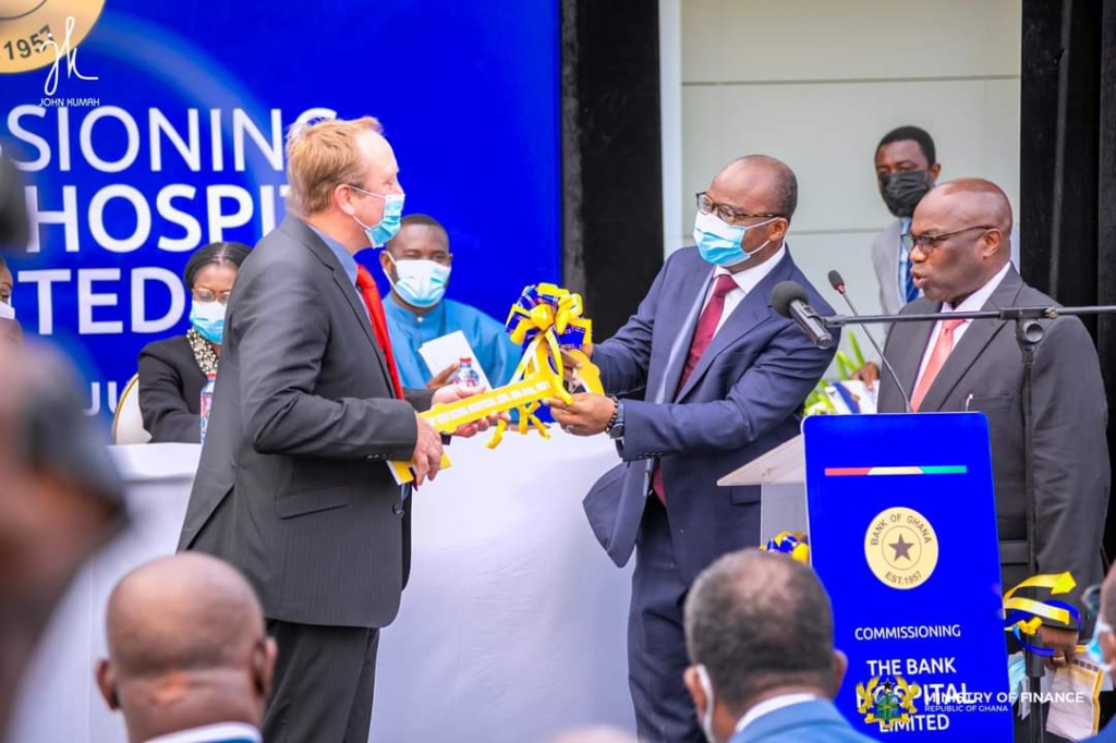 Bank of Ghana opens 60-bed capacity hospital to public