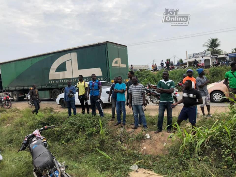 ‘Okada’ rider stabbed to death at Satellite Junction on Accra-Nsawam Highway