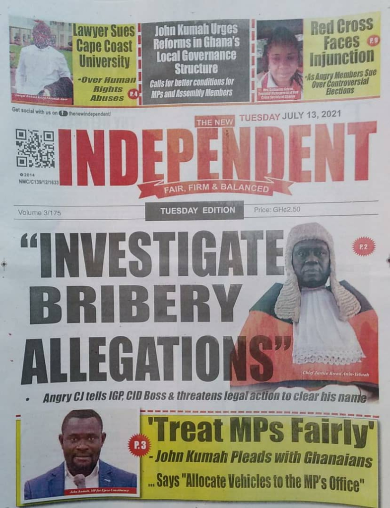 Today's front pages: Tuesday, July 13, 2021