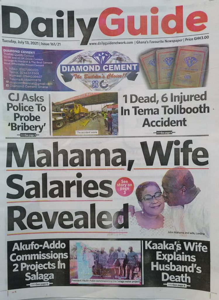 Today's front pages: Tuesday, July 13, 2021 Today's front pages: Tuesday, July 13, 2021