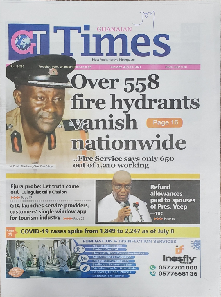Today's front pages: Tuesday, July 13, 2021 Today's front pages: Tuesday, July 13, 2021