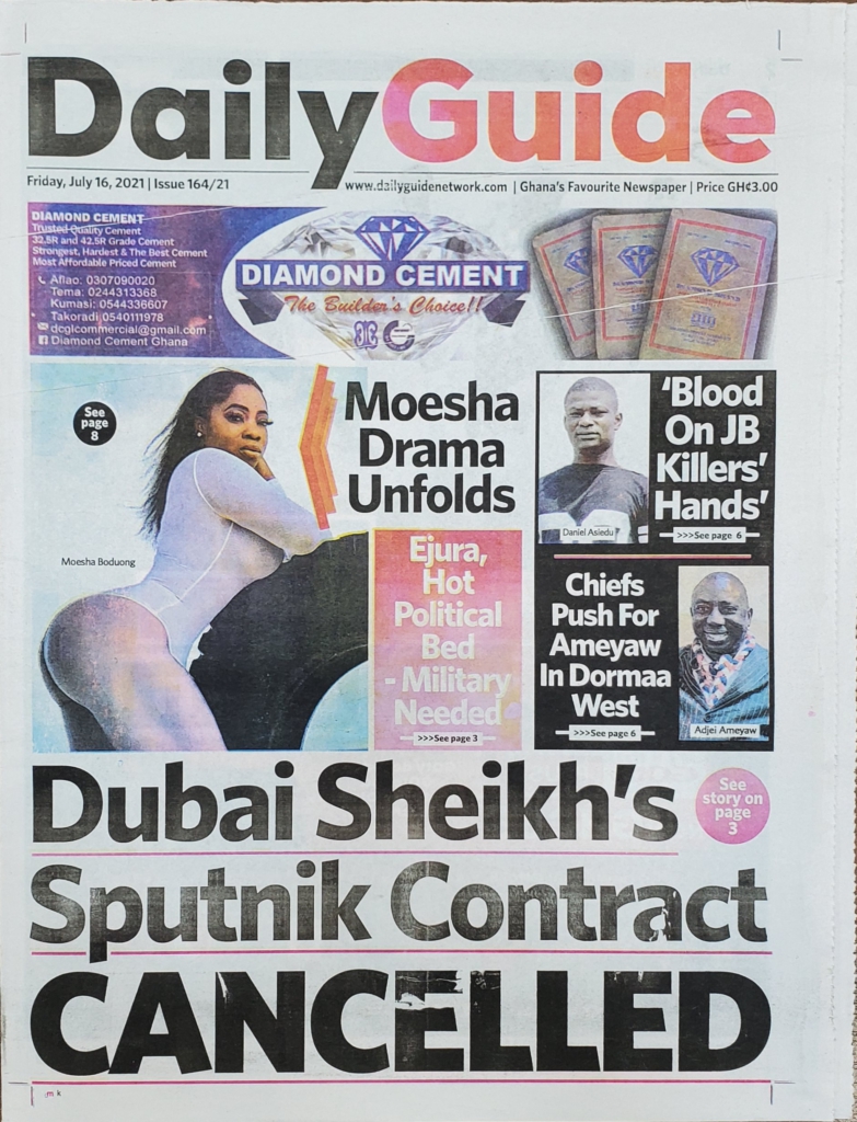 Today's frontpages: Friday, July 16, 2021 Today's frontpages: Friday, July 16, 2021