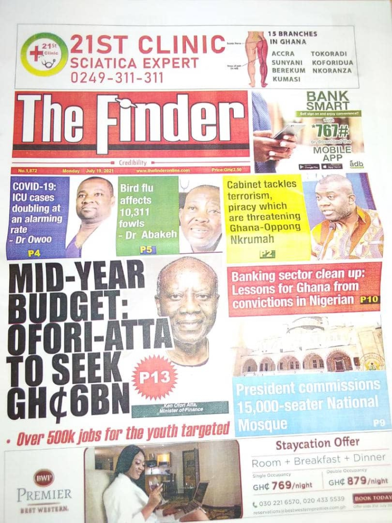 Today’s front pages: Monday, July 19, 2021 Today’s front pages: Monday, July 19, 2021