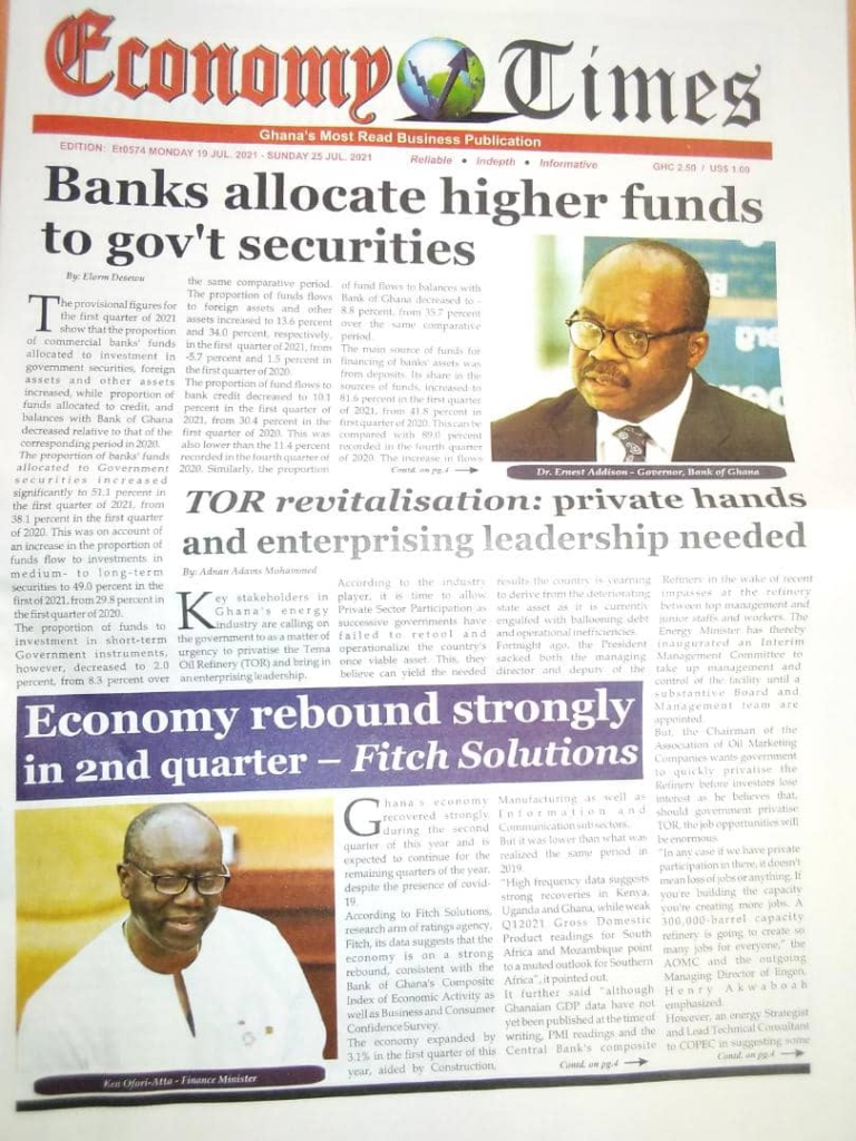Today’s front pages: Monday, July 19, 2021 Today’s front pages: Monday, July 19, 2021