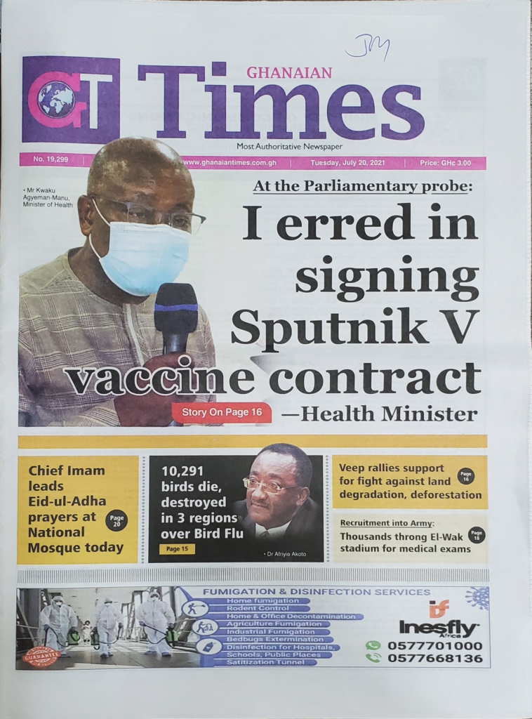Today's front pages: Tuesday, July 20, 2021 Today's front pages: Tuesday, July 20, 2021
