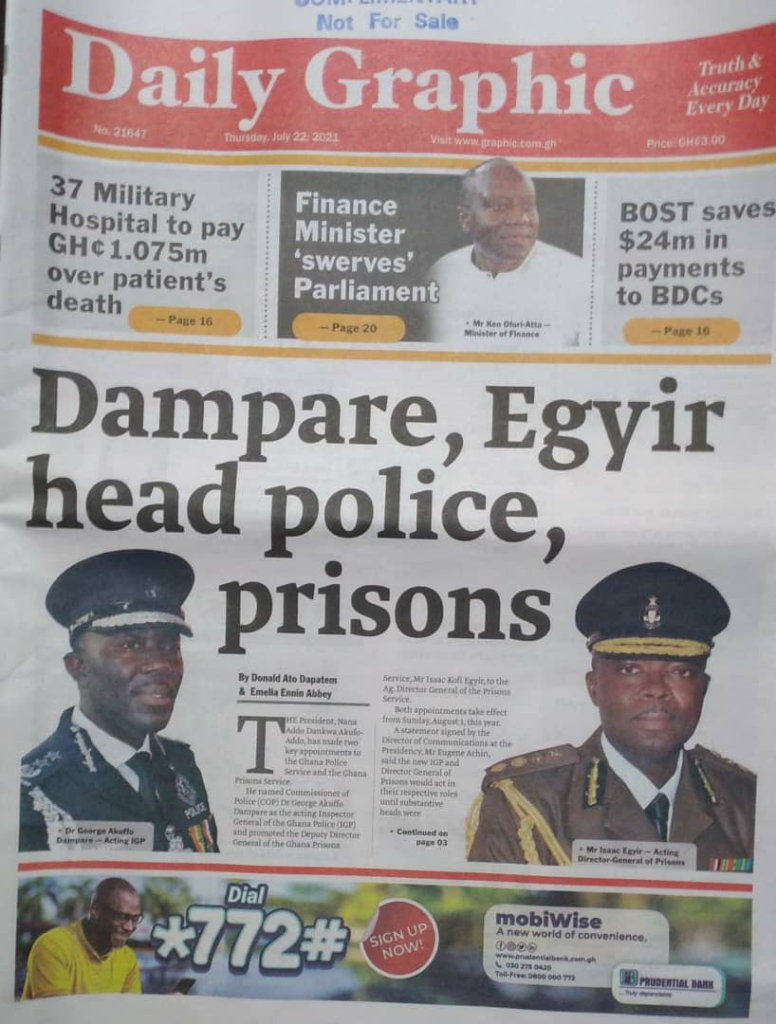 Today's frontpages: Thursday, July 22, 2021 Today's frontpages: Thursday, July 22, 2021