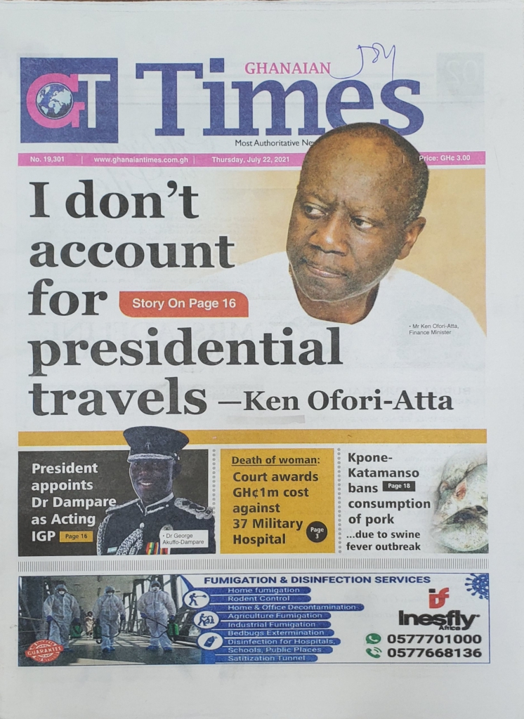 Today's frontpages: Thursday, July 22, 2021 Today's frontpages: Thursday, July 22, 2021