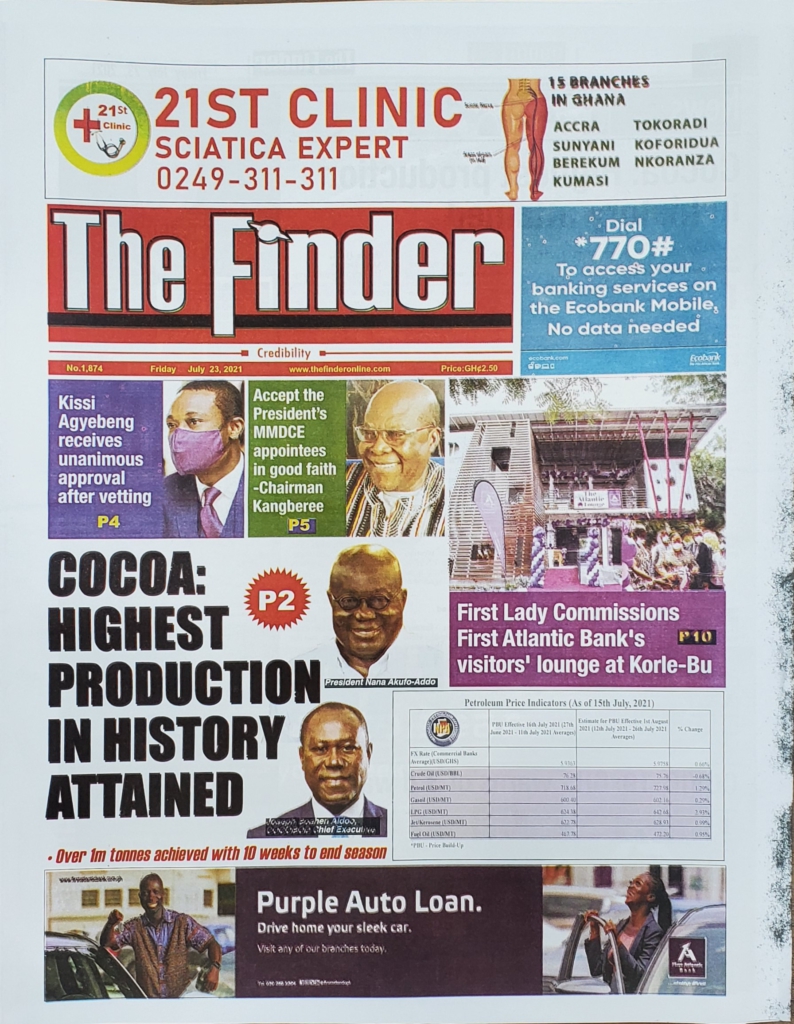 Today's front pages: Friday, July 23, 2021 Today's front pages: Friday, July 23, 2021