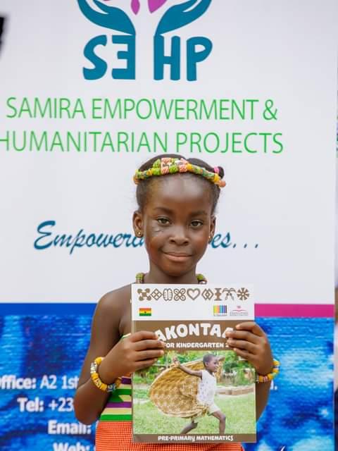Samira Bawumia donates education materials to boost early childhood mathematics in Akuapem North