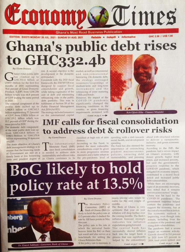 Today's front pages: Monday, July 26, 2021 Today's front pages: Monday, July 26, 2021