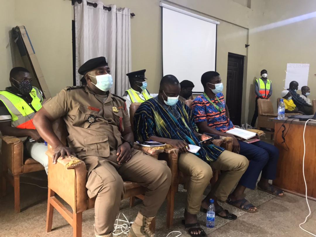 Hundreds of pragya and okada riders trained on road safety in Techiman