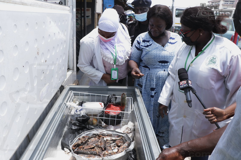 Photos: Cleanghana Campaign, Metro Health Inspectors issue abatement orders to three Food vendors