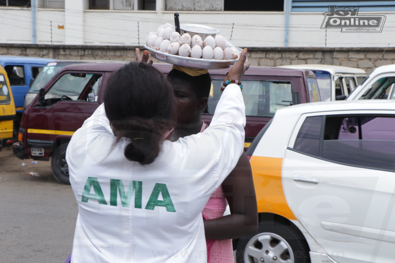 Photos: Cleanghana Campaign, Metro Health Inspectors issue abatement orders to three Food vendors