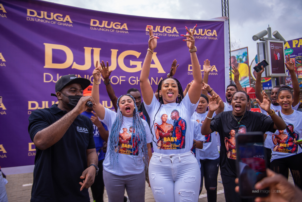 Photos from the first edition of DJUGA's health walk