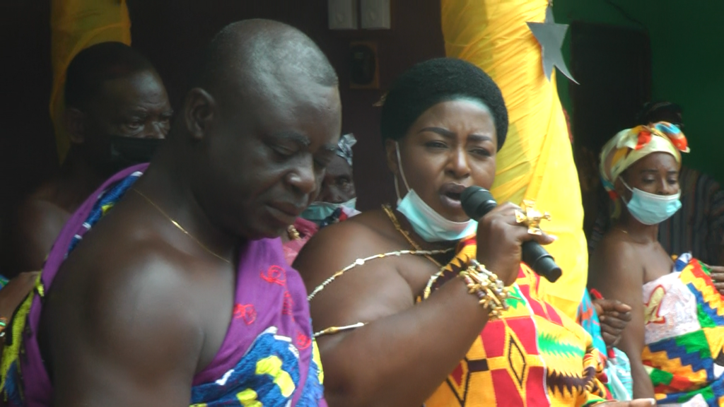 Akufo-Addo enstooled as 'Nkosohene' at Chiraa