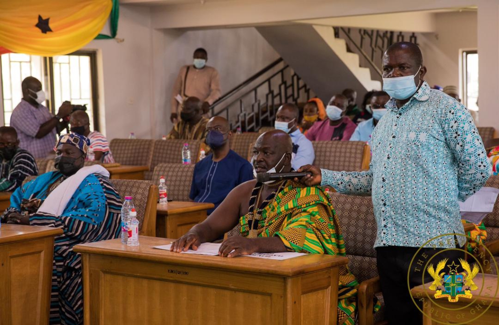 Kintampo indebted to you for your good works - Chiefs to Akufo-Addo