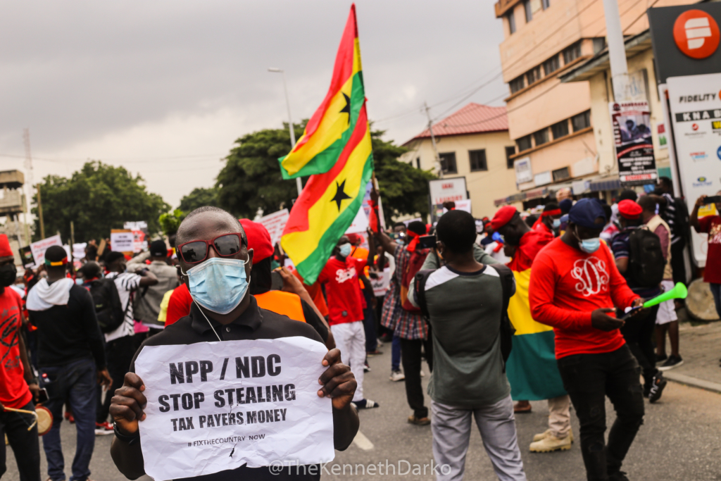 #FixTheCountry demonstration: The emotions and placards