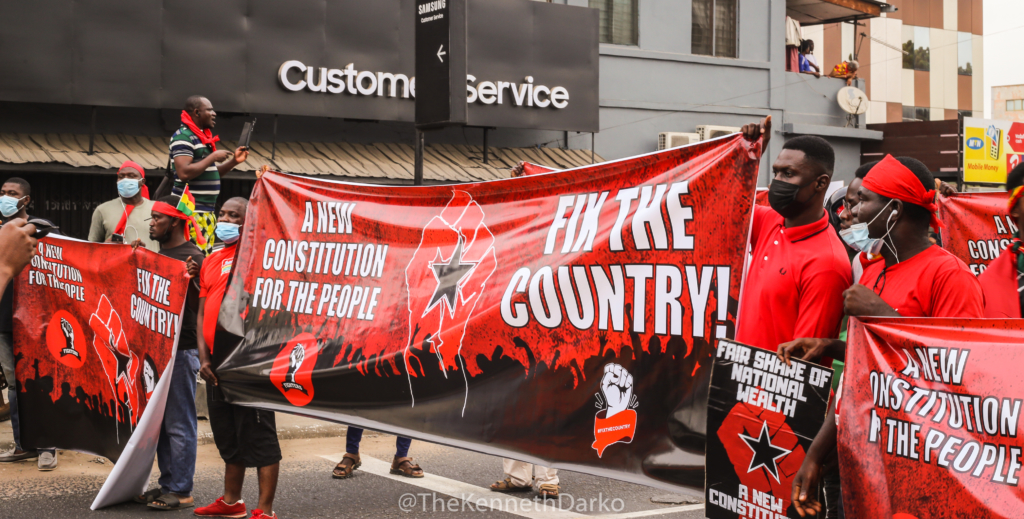 #FixTheCountry demonstration: The emotions and placards