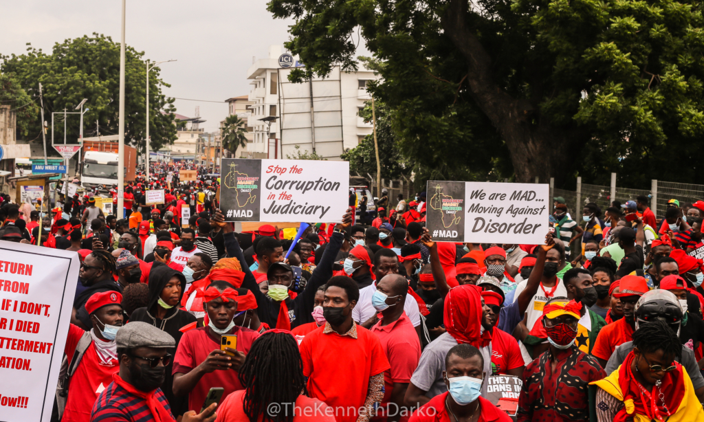 #FixTheCountry demonstration: The emotions and placards