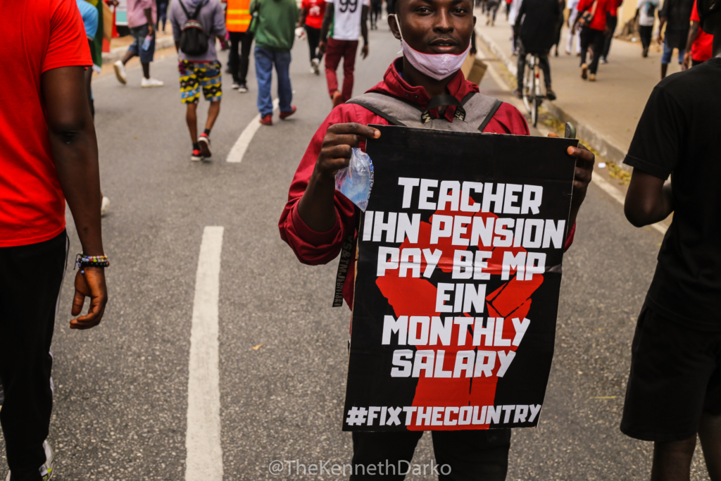 #FixTheCountry demonstration: The emotions and placards