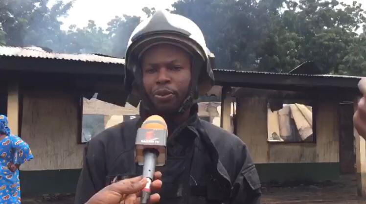 Fire razes classrooms, offices, store of St Charles SHS in Tamale