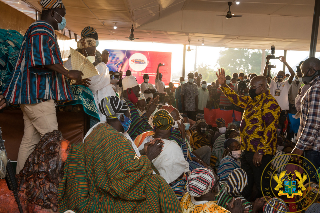 "You have brought peace to Dagbon, we will support you" - Ya-Naa tells Akufo-Addo