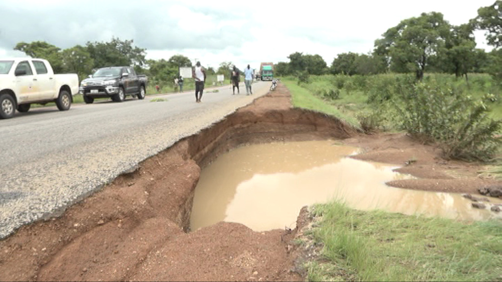 Photos: Roads Minister pledges to fix damaged roads in Upper West caused by downpour