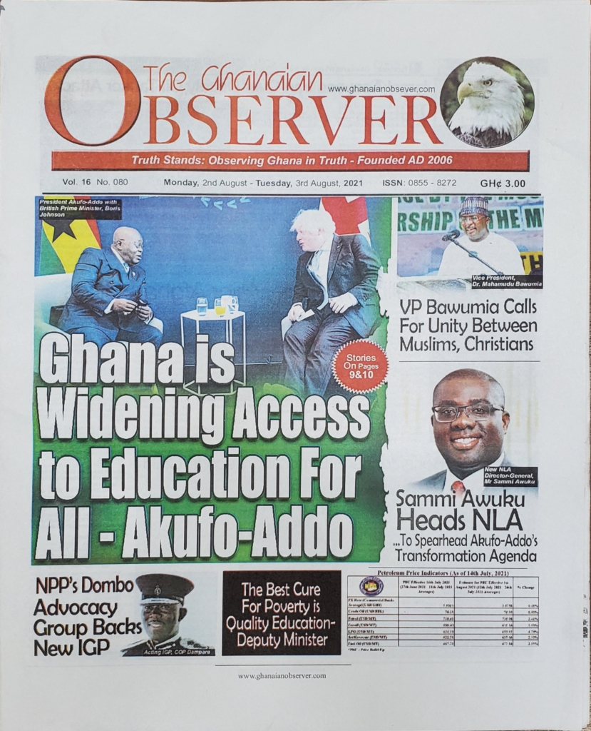 Today's frontpages: Monday, August 2, 2021 Today's frontpages: Monday, August 2, 2021