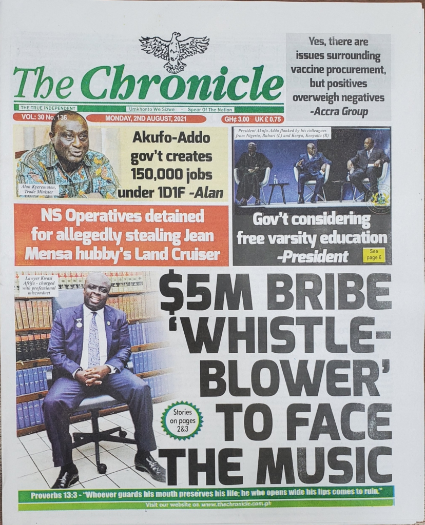 Today's frontpages: Monday, August 2, 2021 Today's frontpages: Monday, August 2, 2021
