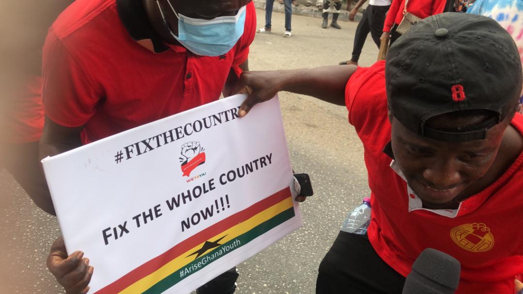 Photos: #FixTheCountry protestors embark on demo