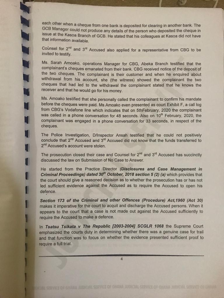 2020 NDC Parliamentary Candidate for Efutu acquitted and discharged 2020 NDC Parliamentary Candidate for Efutu acquitted and discharged