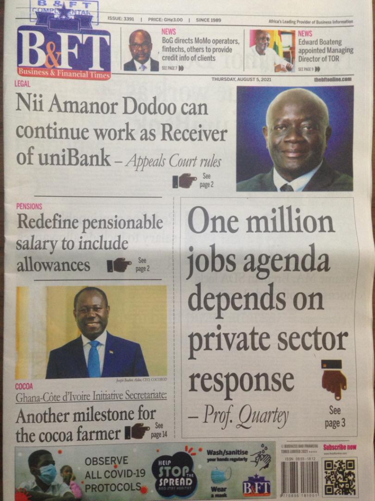 Today's front pages: Thursday, August 5, 2021 Today's front pages: Thursday, August 5, 2021
