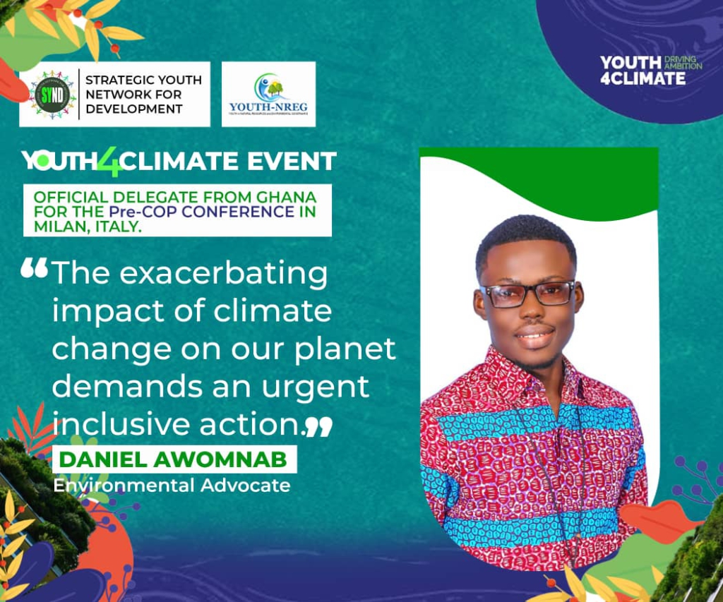 SYND congratulates Youth4Climate delegates from Ghana