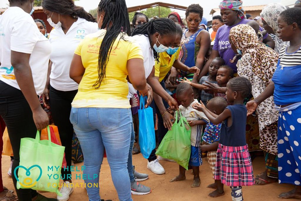 MyHelp-YourHelp Foundation fetes street kids in parts of Accra