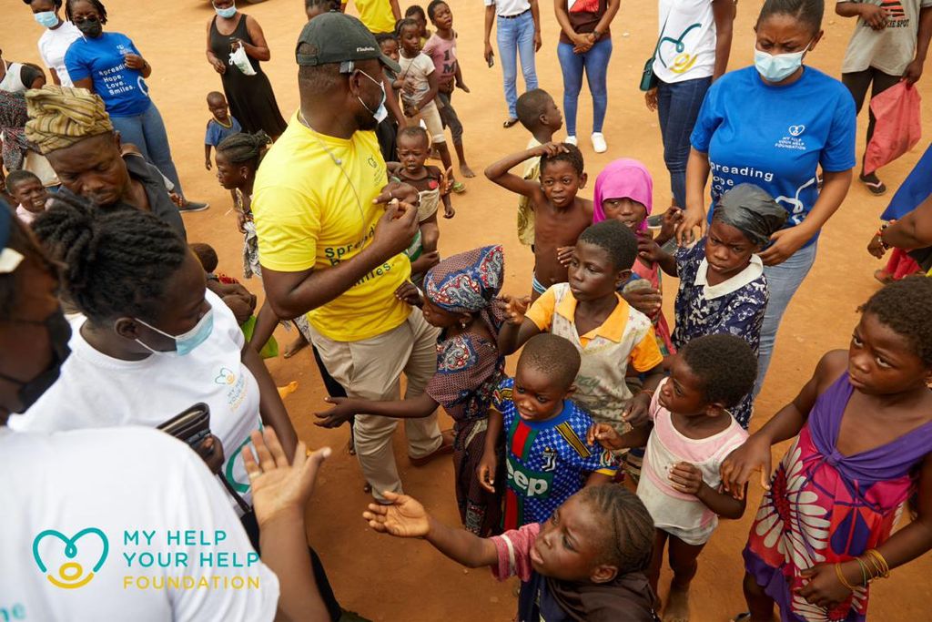 MyHelp-YourHelp Foundation fetes street kids in parts of Accra