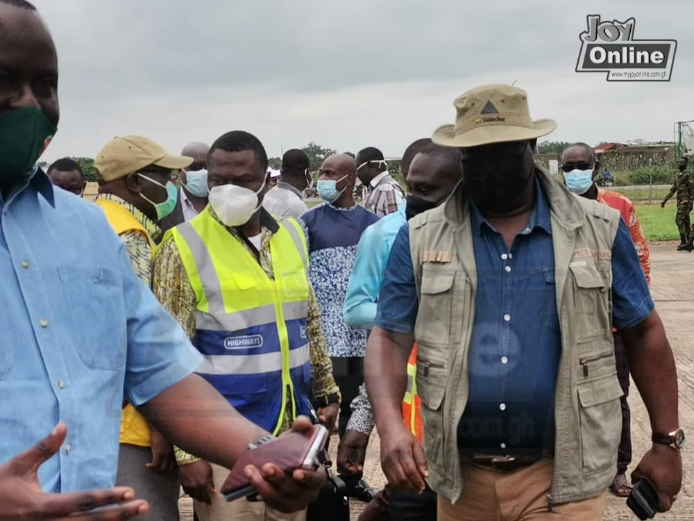 Photos: Roads Minister pledges to fix damaged roads in Upper West caused by downpour Photos: Roads Minister pledges to fix damaged roads in Upper West caused by downpour
